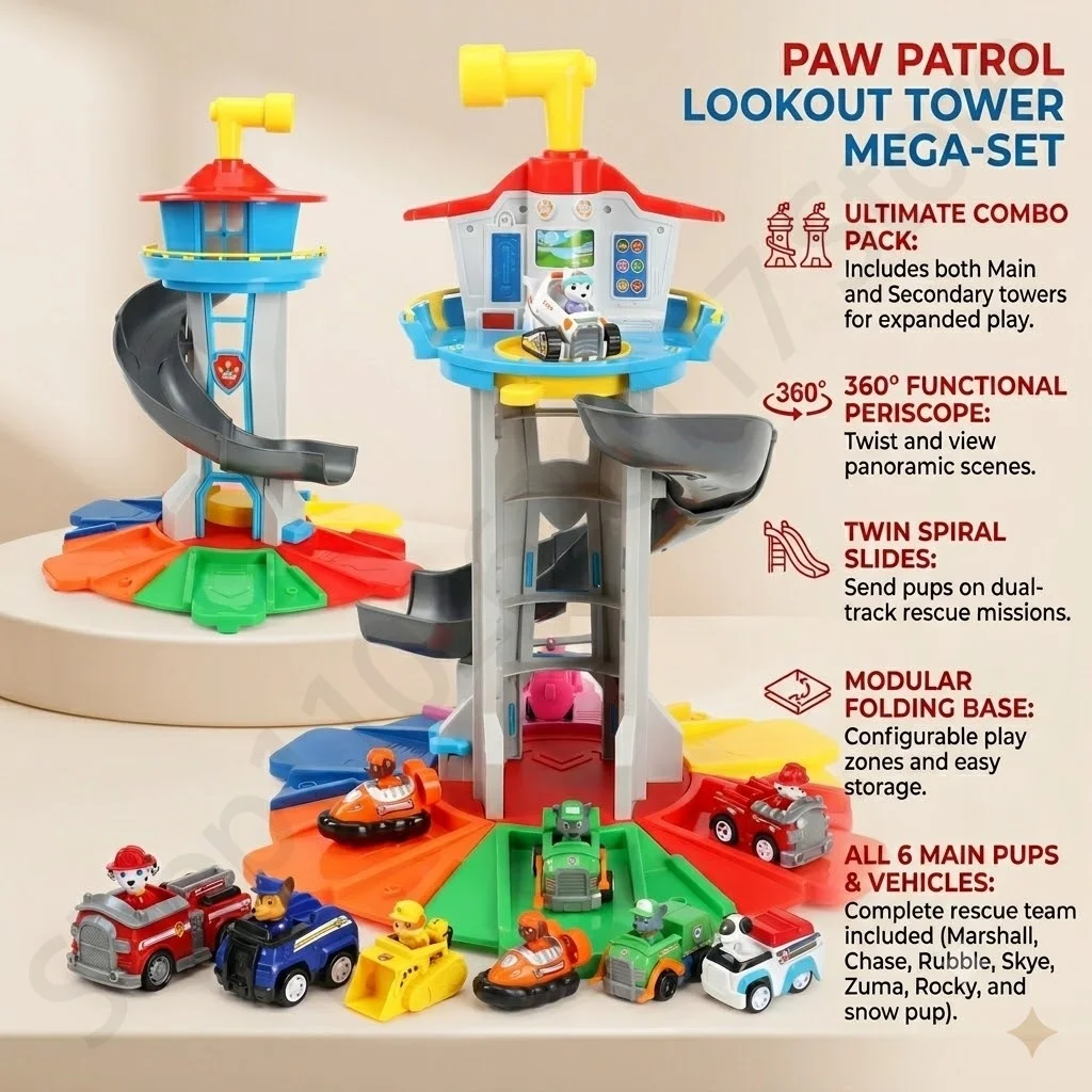 Set de Juguetes de Patrulla Canina, Muñecos de Personajes para Armar, para Halloween, Navidad y Días Escolares, como Regalos, Figuras de Anime