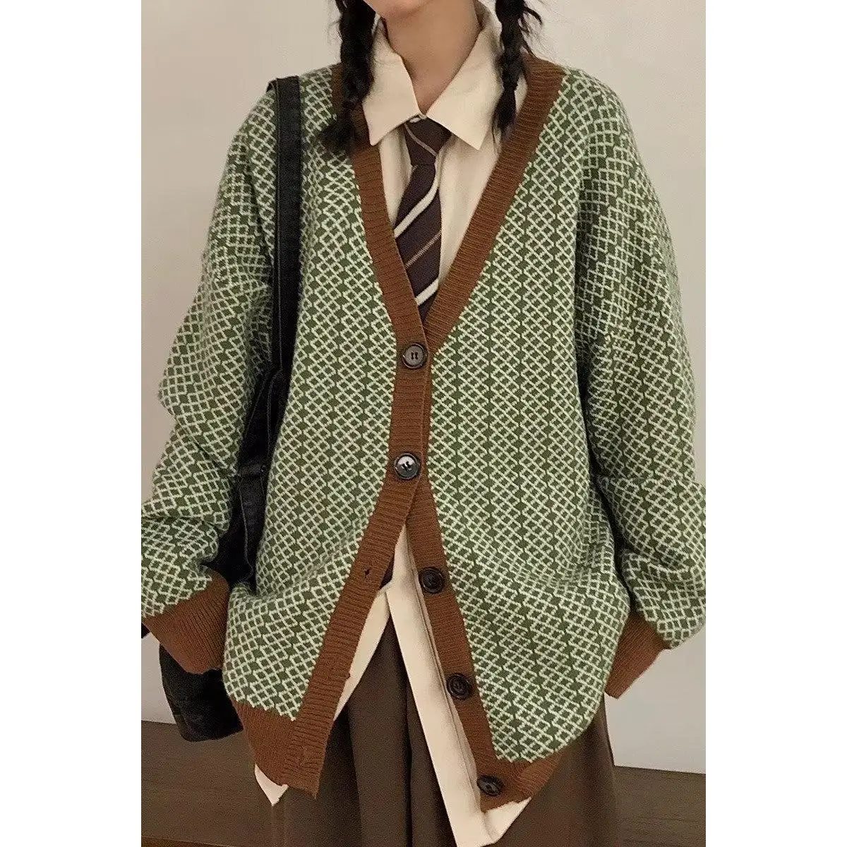 

Laid-ba Color Open Cardigan Men's Trendy Thin Sweater Jaet Super ular CEC Hong Kong Sle INS Student Versatile ...