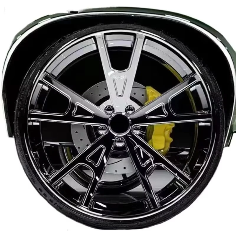 2 Piece Forged Wheel Chrome Rim for 5x114.3 5x120 5x130 18 20 21 22 24 26 Inch Wheel for Passenger Car Wheel