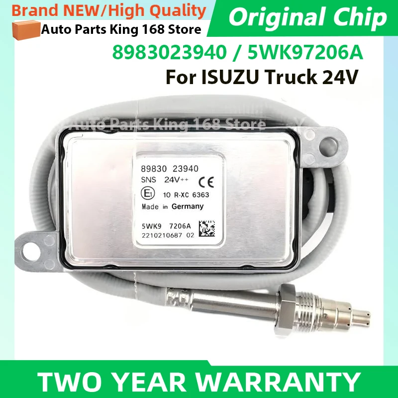 

5WK97206A 8983023940 89830 23940 High quality New Nitrogen Oxide Sensor for Isuzu 24V