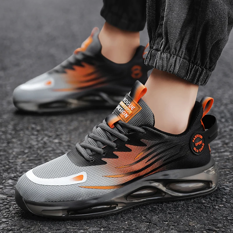 YRZL Mens Running Shoes Lightweight Breathable Non Slip Walking Shoes Men Sports Sneakers Athletic Trainers for Workout Jogging