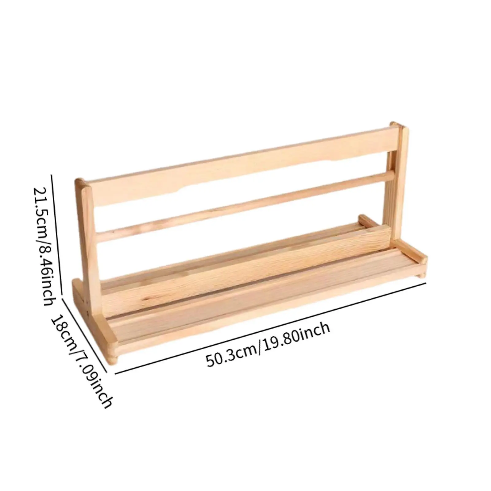 Tabletop Paper Roll Dispenser Craft Sturdy Roll Painting Stand Storage Paper Wooden Scroll, Paper Roll Holder Desktop Easel