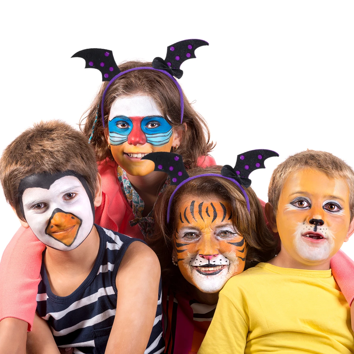 

4pcs Bat Hair Clasp Children Hairband Lightweight Comfortable Party Costume Accessory For Halloween Carnival Christmas Beach