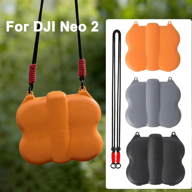 Caja de almacenamiento 3 en 1 para DJI Neo 2, funda protectora de mariposa, Mini caja de transporte, carcasa + Estuche rígido con cordón para accesorios DJI NEO 2