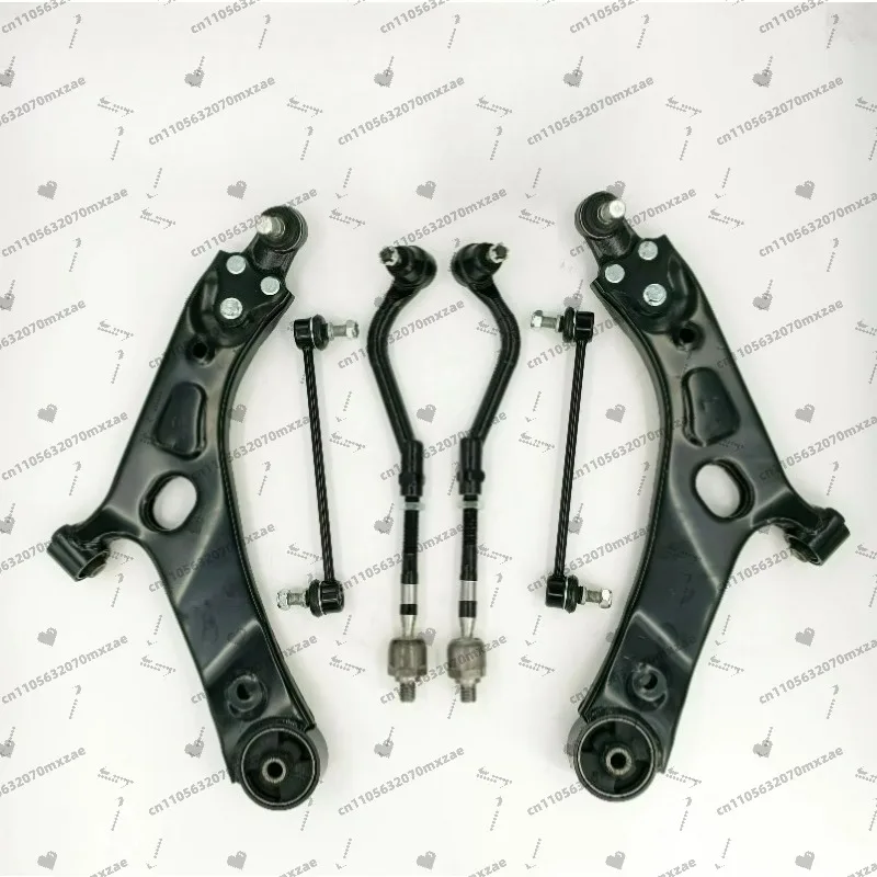 Compatible With Hyundai Sonata VI, OE 55530-3R000 Replacement for Tie Rod, Ball Joint & Control Arm