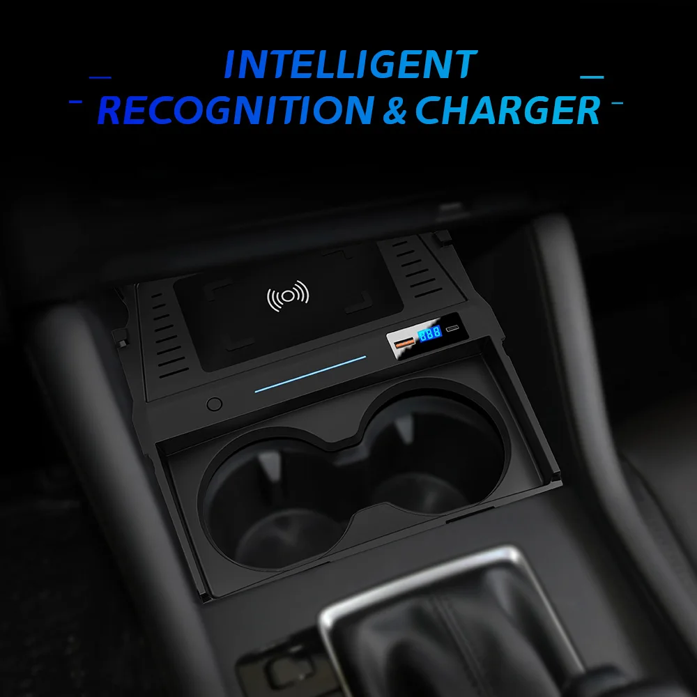 Wireless Charger for Mazda 3 Axela BP 2020-2024 Fast Charging Car Phone Holder Special Mobile Phone Car Electronics Accessory