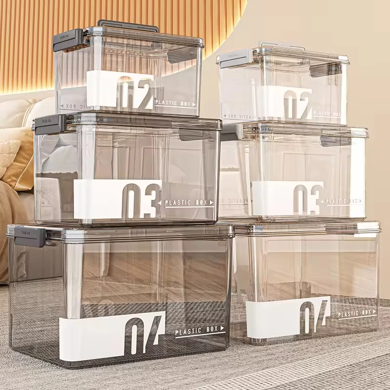 Stackable & Collapsible Closet Organizers and Storage, Large Foldable Storage Containers Plastic Shelves for Clothes Shoe Book,