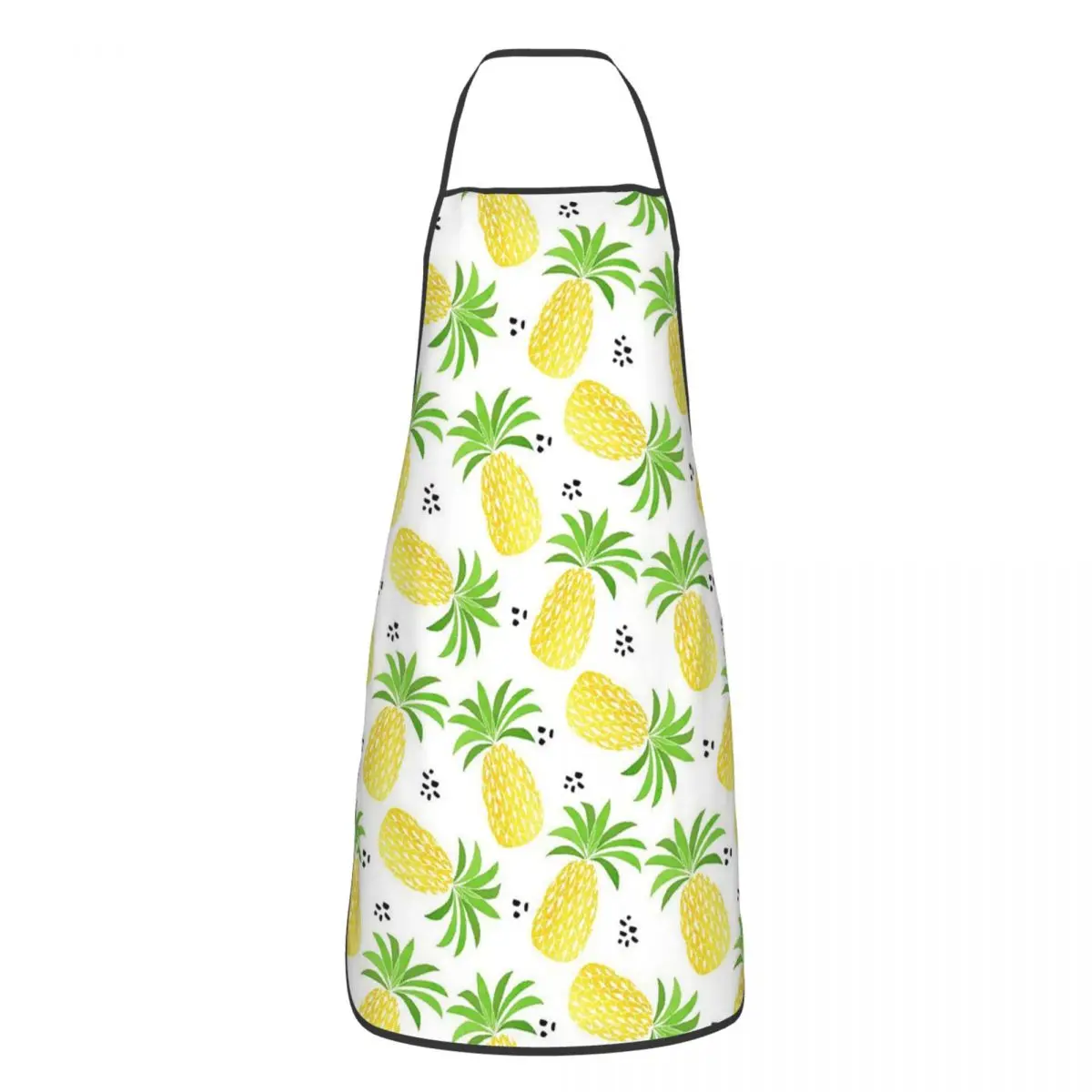 Animal Fruit Flower Alien Dinosaur Print Apron Chef Cooking Tablier Bib Kitchen Cleaning Pinafore for Women Men Gardening