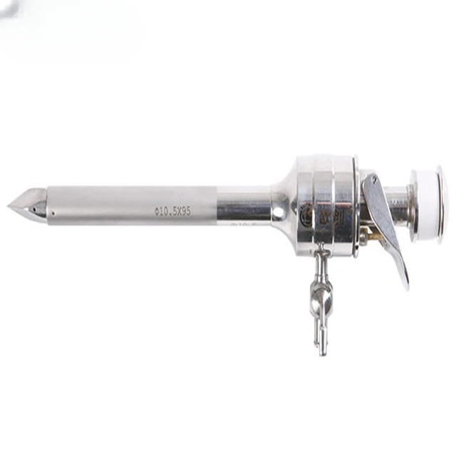 Flip Over Reusable Trocar 10mm Laparoscopic Instrument