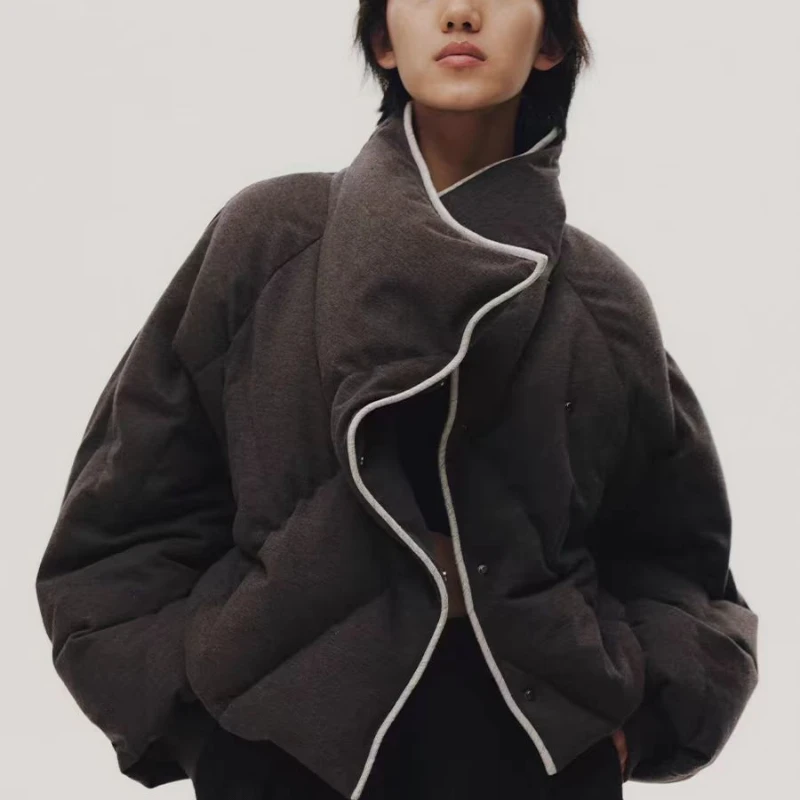 

Japanese Harajuku Hot Girl Soft and Fluffy Warm Cotton Robe Winter Y2K Thick and Comfortable Women's Bread Cotton Robe