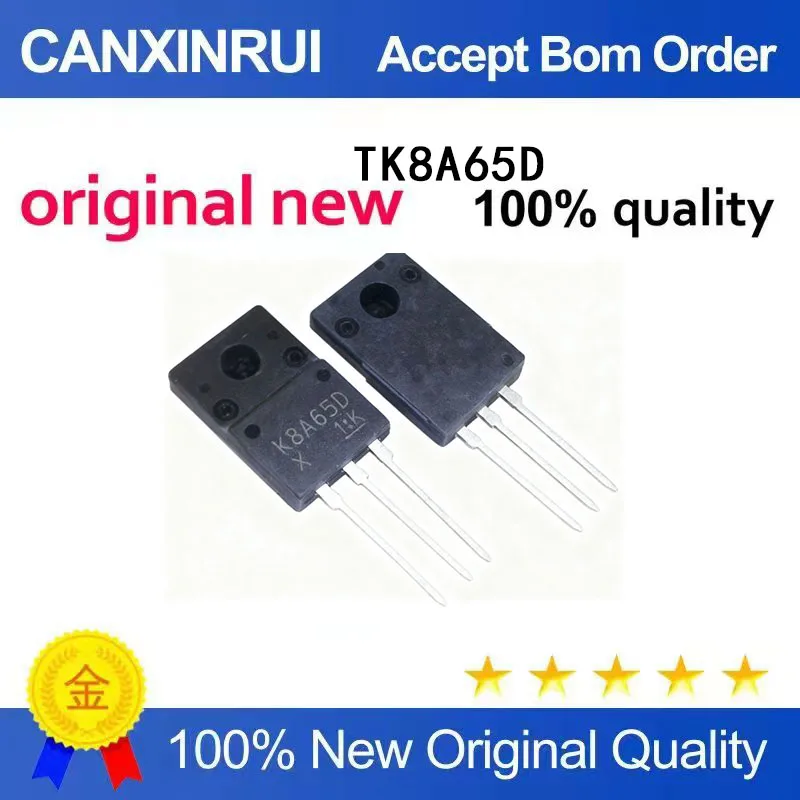 (5-100 Piezas) Nuevo Stock K8A65D TK8A65D K8A650 TO-220