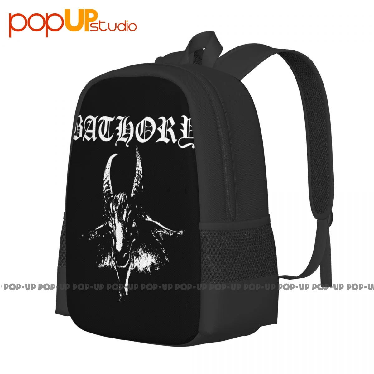 Bathory Black Metal Backpack Large Capacity Fashion Art Print Sports Bag Multi-function