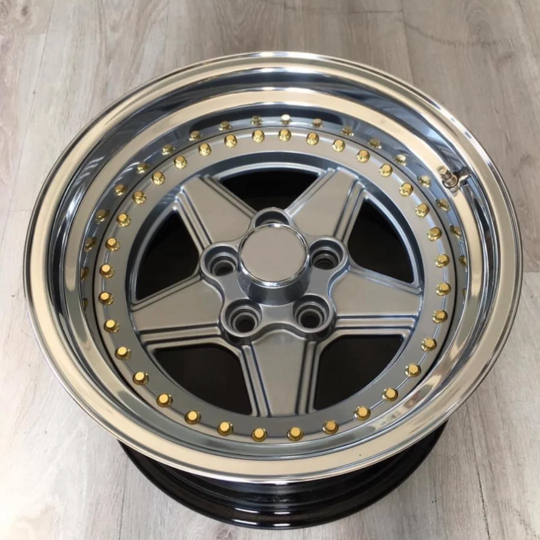 Bku 3 Piece Forged 5x112 Wheels 16 17 18 Inch for  450SEL W123 W107 W108 W114 W115 C126 C123 SEC126 Alloy Wheel Rim