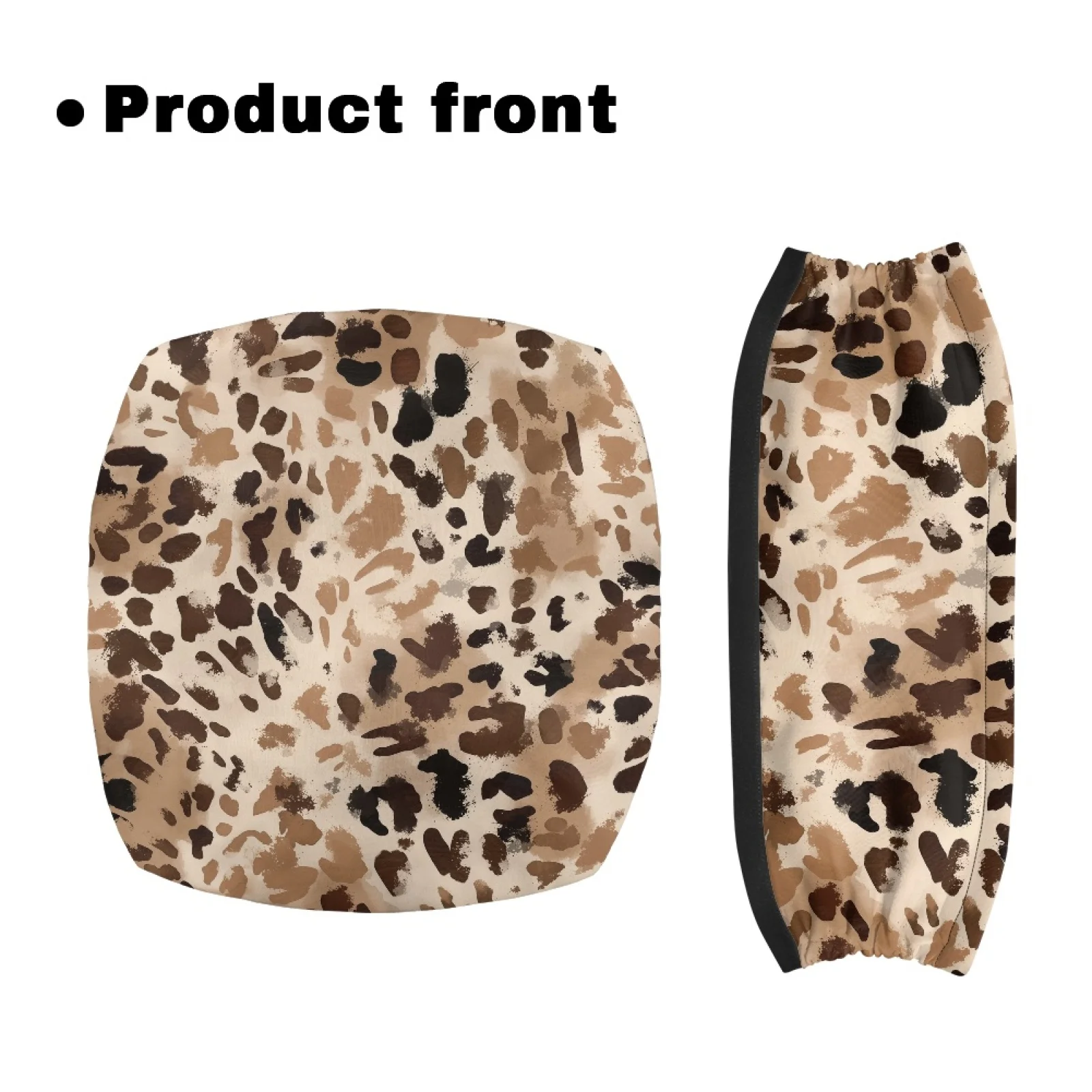Coloranimal Machine Washable Breathable Set of 2 Walker Cover for Unisex for Street Scenes Leopard Print