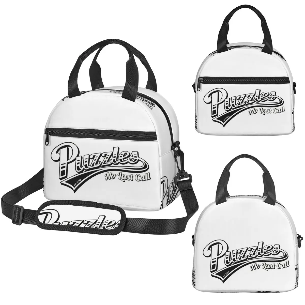Puzzles Bar - How I Met Your Mother Insulated Lunch Bag for Women Office Cooler Thermal Box Tote Portable Lunch Boxes