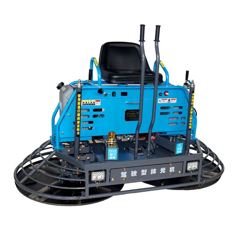 Ride on Trowel Machine Concrete Cement Surface Finisher Petrol Powered Dual Plate Riding Trowel