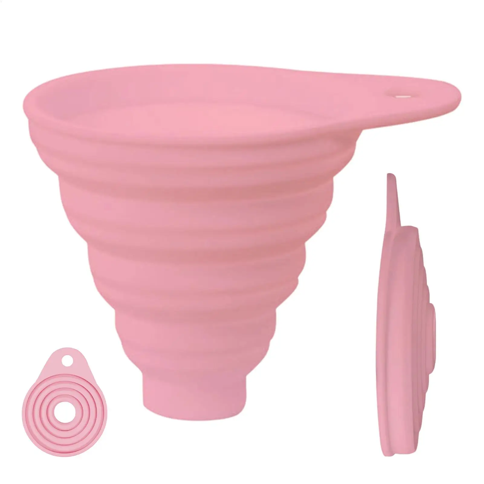 1PC mini Foldable Funnel Silicone  Portable Funnels for Fuel Fluid  Beer Oil Liquid Funnel  Kitchen Accessories Tools
