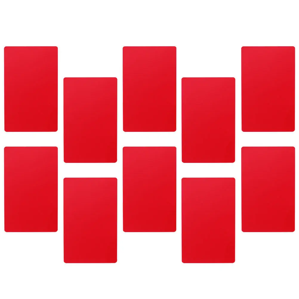 

100 шт. высокопрочных алюминиевых заготовок для визиток, устойчивых к коррозии, гладких, плоских, с закругленными углами, металлические именные карты для печати