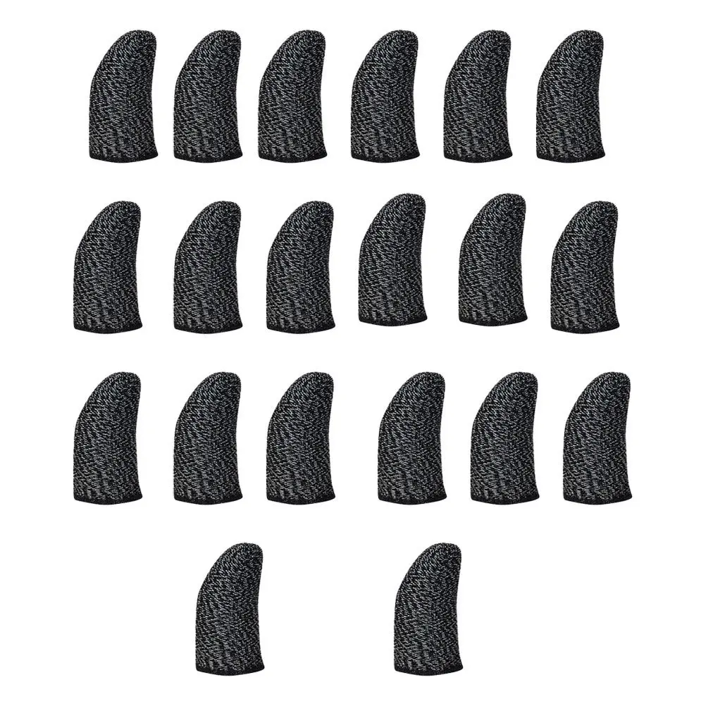 

20Pcs Mobile Game Finger Sleeves Breathable Sweatproof Anti-Slip Touch Screen Gaming Thumb Covers Touch Screen Finger Sleeve