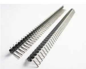 

200pcs/lot Nextron 2.54mm 1X40 40P Single Row Right Angle Male Pin Header Strip Gold-plated Connector High Quality