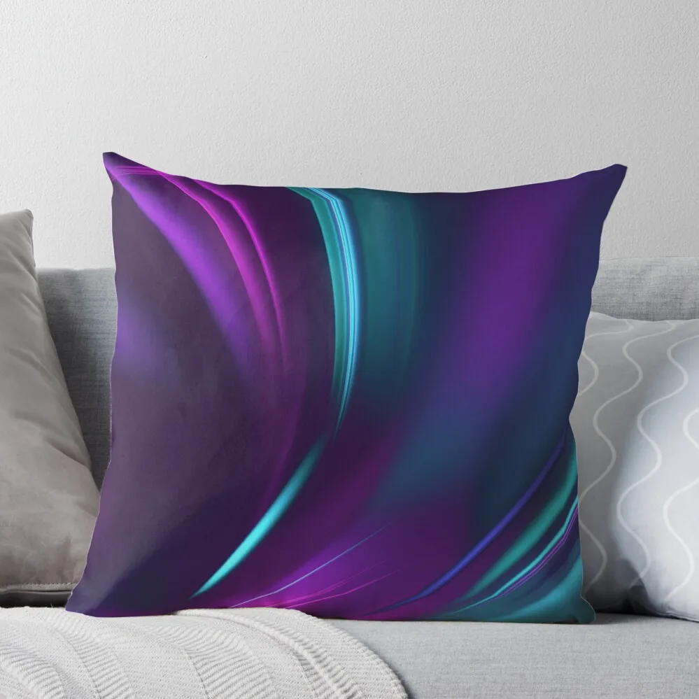 

Purple Teal Swirl Throw Pillow pillow pillowcase Cushions For Decorative Sofa autumn decoration