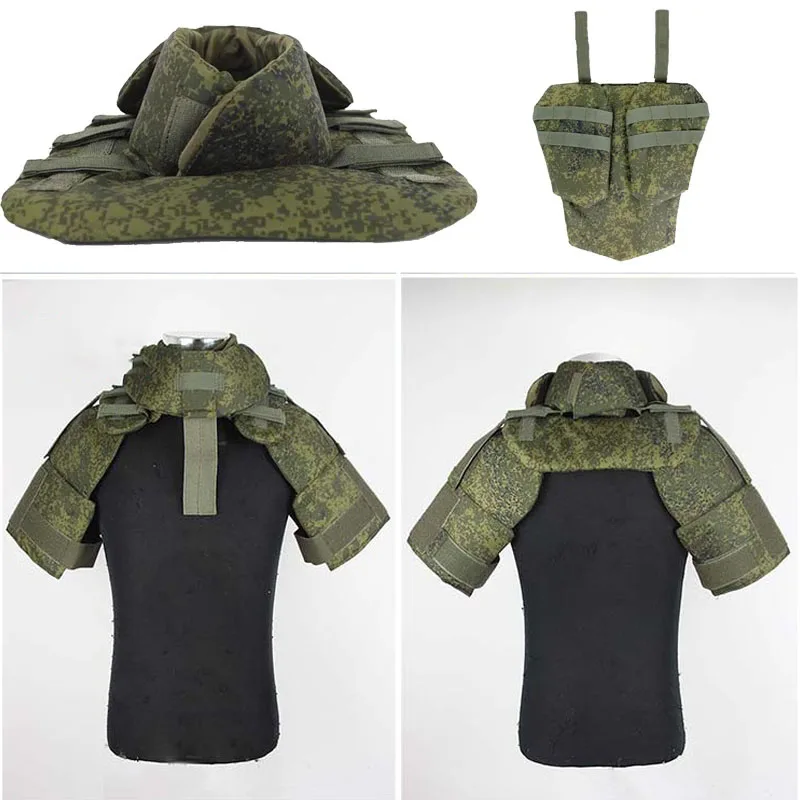 Russian JPC Armor Accessories Men's Tactical Vest Protection Expansion Kit Shoulder and Neck Pad  Crotch Protection