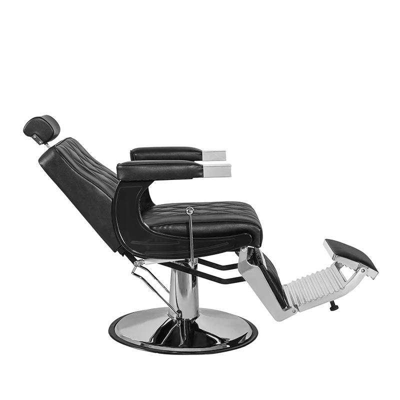 Professional PVC Leather Hairdresser Chair for Barber Shops and Salons Styling Beauty Barber Chair Popular Wood Furniture