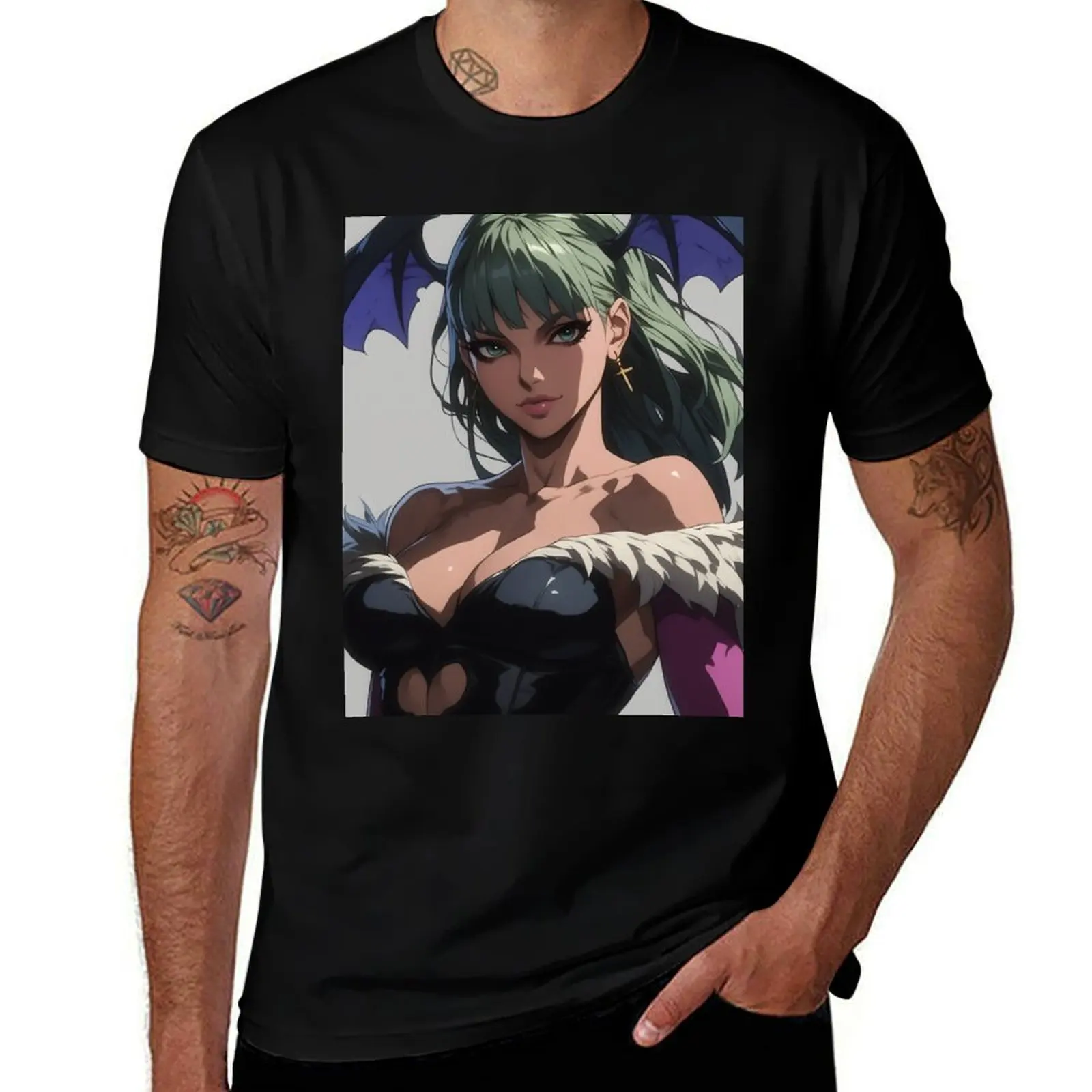 Morrigan - 17 T-Shirt Big Size Short Sleeve Casual Top T-Shirt