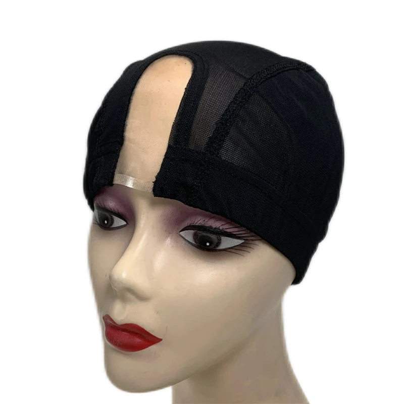U część MONO Spandex Mesh Dome Wig Cap For Making wig Elastic Dome Mesh Cap small otwory Czapki kopułkowe dla mężczyzn kobiet — zdjęcie 3