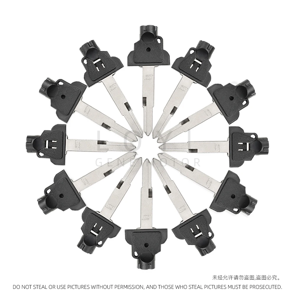 

3Pcs Blank Key Motorcycle Replace Uncut Keys For KYMCO Scooter Magnet Anti-Theft Lock CT250 300 400 Racing Kcc Acc LIKE150