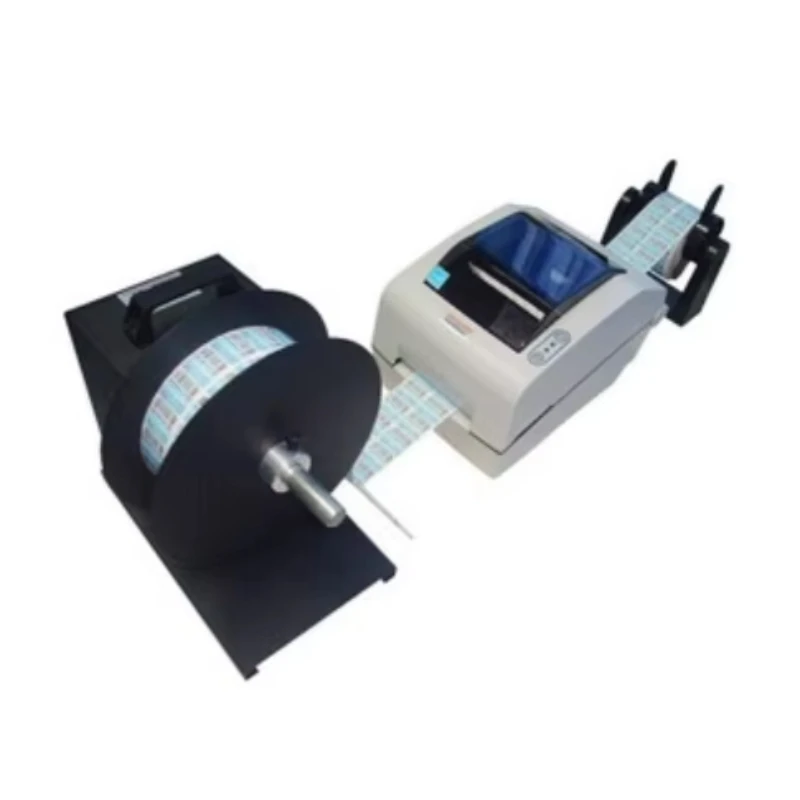 Label counter label rewinder