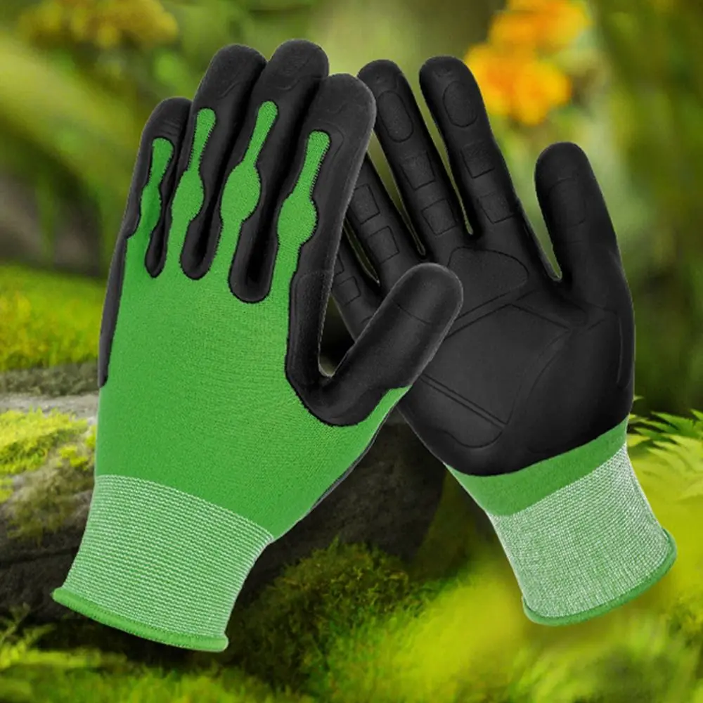 

Breathable Gardening Work Gloves Nylon Puncture Resistant Protective Gloves Non-Slip Safety Professional Gloves Outdoor Use