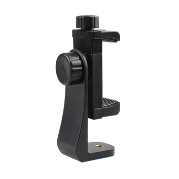 Universele smartphone mobiele telefoon houder adapter voor statieven of standaard 1/4 inch montageschroef kan worden gedraaid