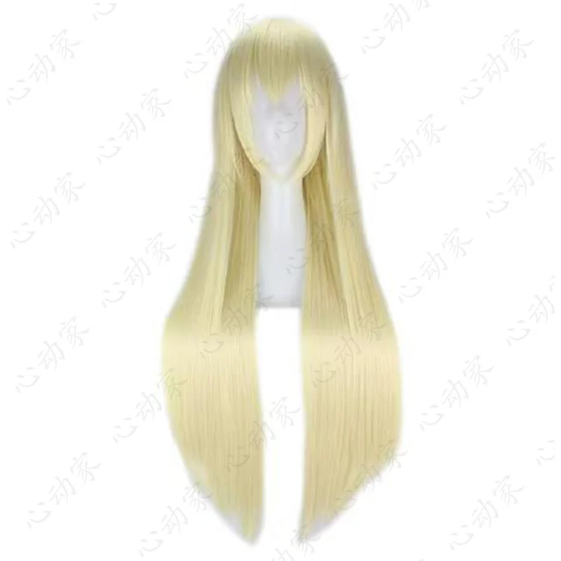 نبضات القلب المنزل FleetCollection جزيرة نمط السفينة GirlCOSWig الذهب الخفيف Xiaoji شعر مستعار الانفجارات تم تشذيبها