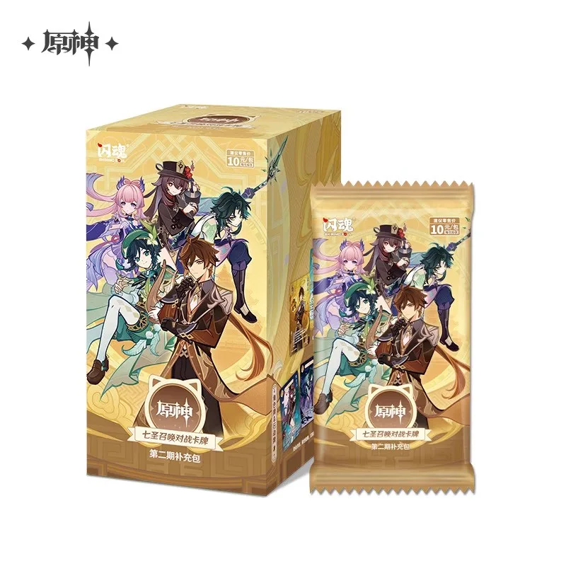 

Game Genshin Impact Official Genuine Product Genius Invokation TCG Duel Card Halloween Christmas DIY Gifts Game Accessories