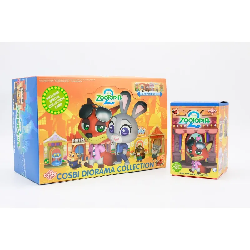 

Disney Zootopia V2 Series слепая коробка игрушки милая аниме-фигурка Джуди Хоппс Ник Уайльд Гэри де змея кукла модель игрушки подарки для детей