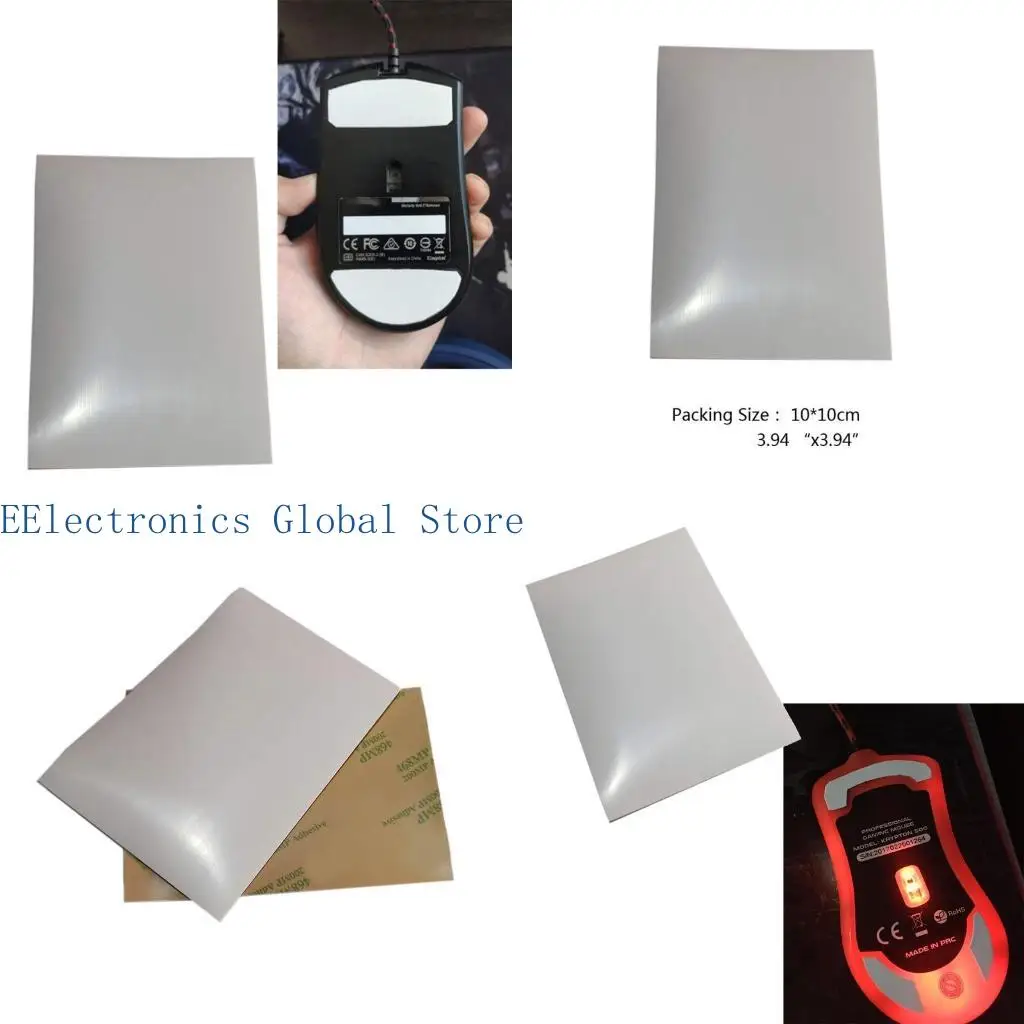 462B cho Chuột Skatez Bộ Nâng Cấp Lướt Chuột Chân Miếng Dán Cắt DIY Tự Làm 0.6mm Đa Năng Thay Thế Chuột Chơi Game Phí