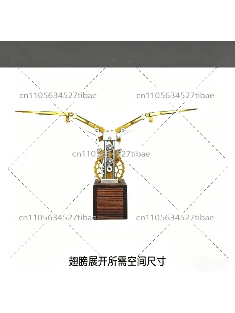 

Mechanical Flapping Wings Model Tabletop Ornament Dynamic Assembly Toy Creative Gift Desktop Decoration