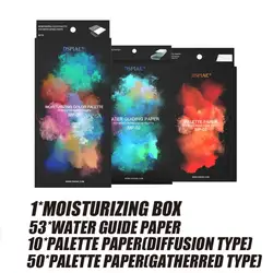 Moisturizing Color Palette for Water-based Paints Moisture Retaining Palette Acrylic Paints 50pcs Miniatures Paint Modeling Tool