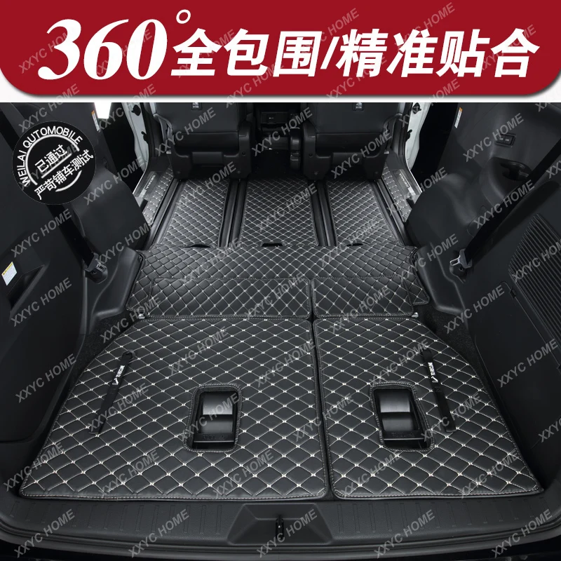 Floor Mat  7 seats 8 seats 2008 2012 2014 2016 2018 2019 2020 2021 2023 2024 High Quality Foot Carpets Step Mat