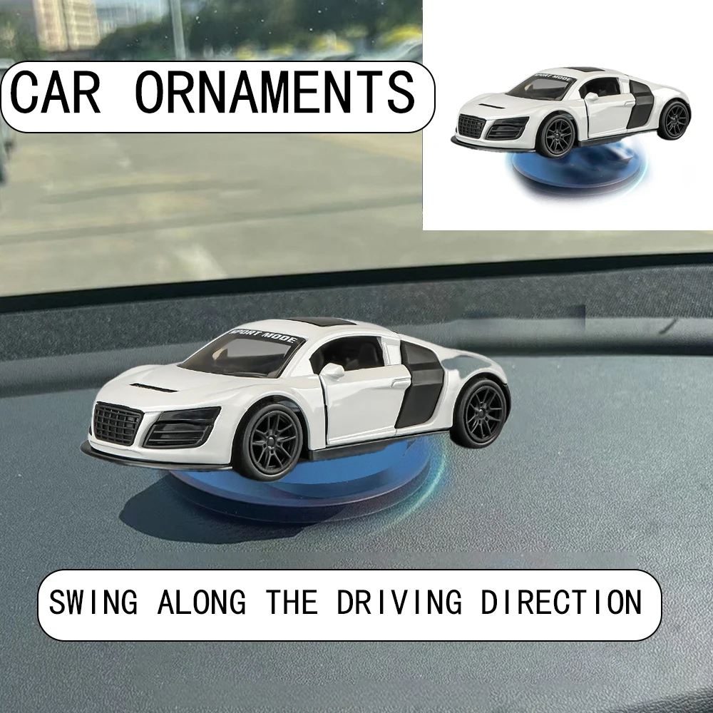

Car Drift Rotating Ornaments Auto Dashboard Turning Racing Model Deco Carindividuality Center Console Decoration For GT Sport