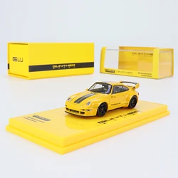 Tarmac Works 1:64 Toy Model Car 993 Remastered By Gunther Werks Alloy -Yellow