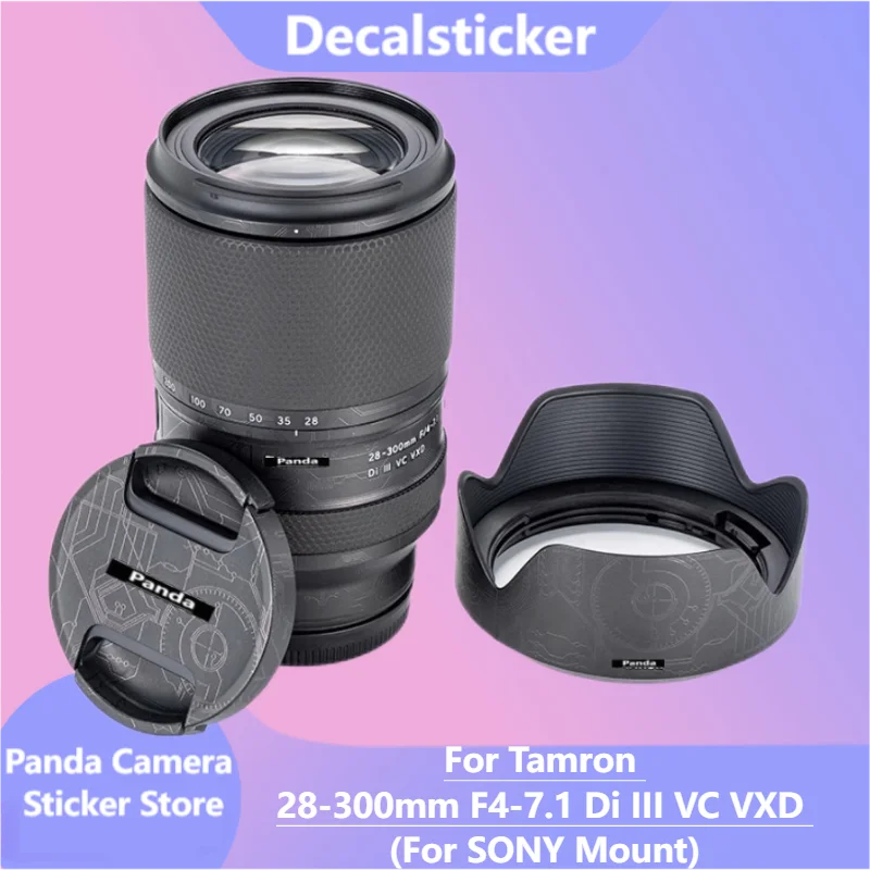 

For Tamron 28-300mm F4-7.1 Di III VC VXD For SONY Mount Lens Sticker Skin Decal Vinyl Wrap Film Anti-Scratch Protector Coat A074