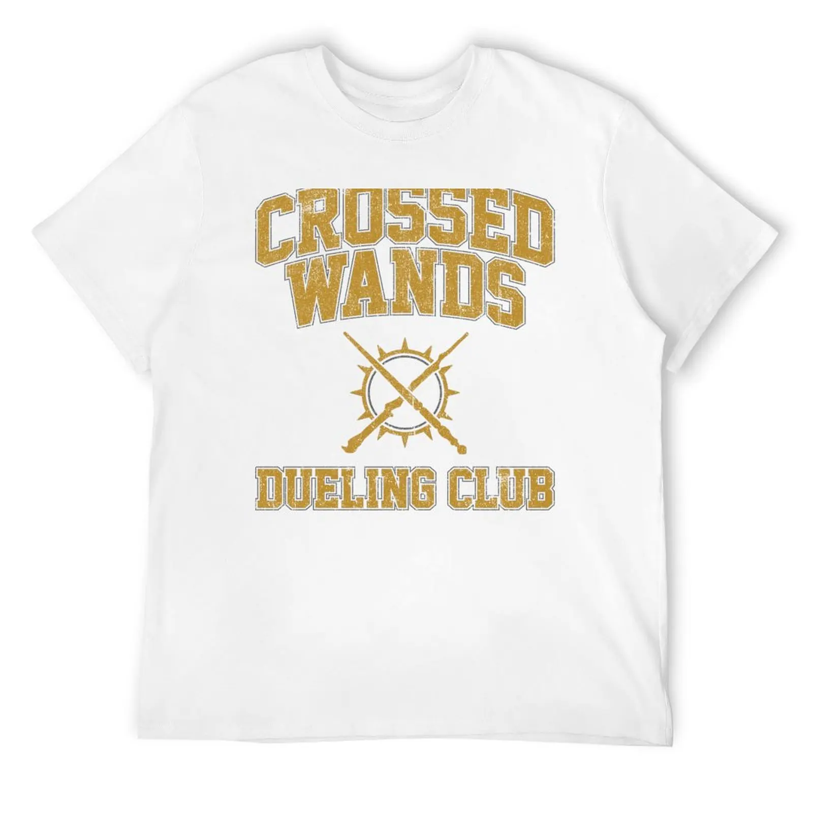 Crossed Wands Dueling Club (Variant) T-Shirt football t shirt shirts graphic tees Luxury man graphics Men's t-shirts