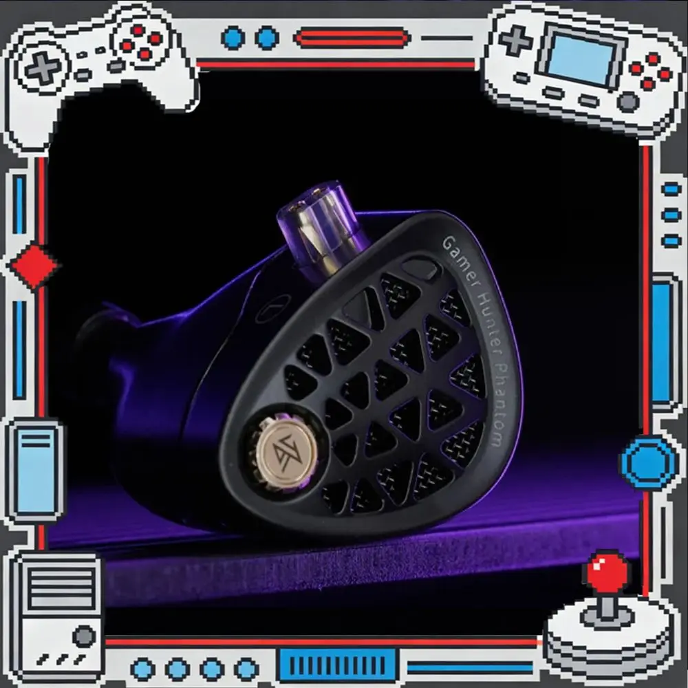 

Наушники KZ Phantom HIFI, внутриканальные игровые наушники с 4-скоростным режимом, микрофоном, настраиваемым DSP-процессором и звуковой картой для ПК, музыки и игр