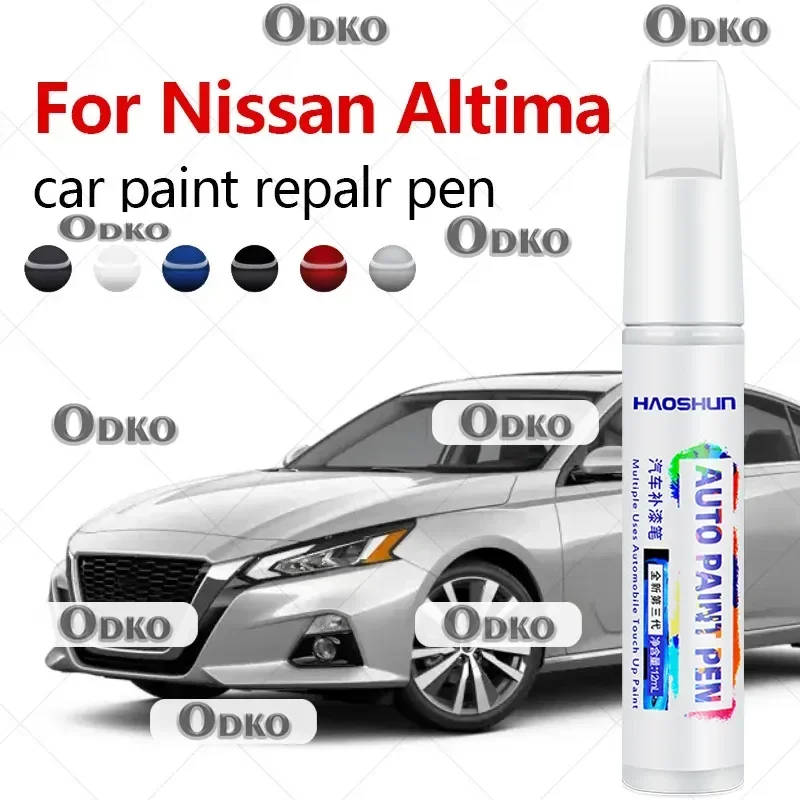 For Nissan Altima 1998-2025 L30 L32 L34 L40 L50  Paint Repair Pen Touch Up Scratch Remover DIY Auto Accessories Black White Red