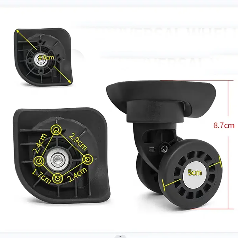 Travel Luggage Wheels Replacement Model Hongsheng A95/C21 Suitcase Bag universal Wheel Swivel Caster Accessories