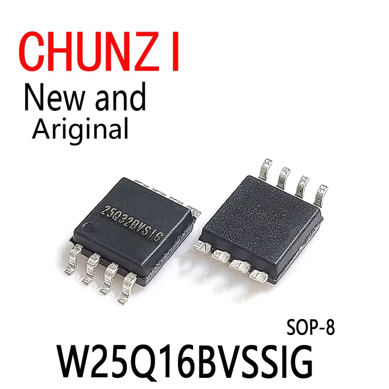 5Pcs New and Original W25Q16BVSIG 25Q16BVSIG SOP-8 W25Q16BVSSIG