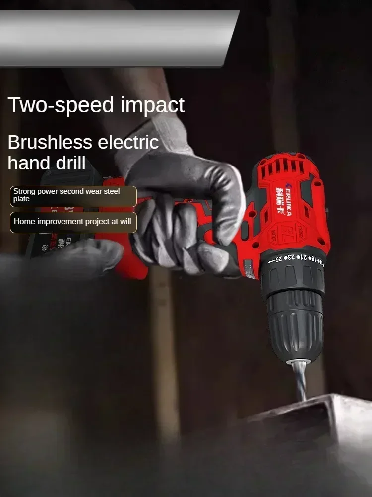 Powerful Brushless Drill and Impact Driver Combo with Lithium Ion Battery for Home Use
