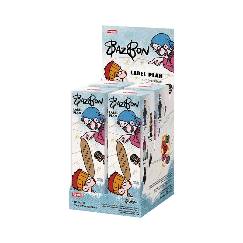 POP MART BAZBON Label Plan Series 1/8 Action Figure Limited
